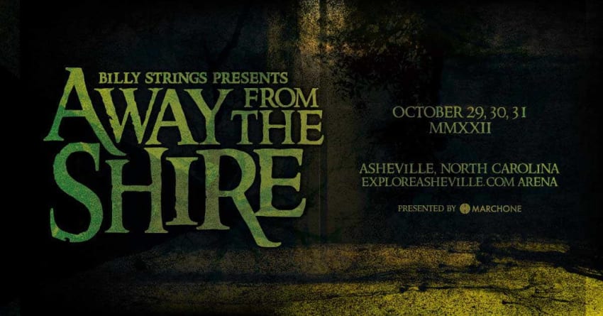 Billy Strings Away From The Shire Asheville Halloween Theme
