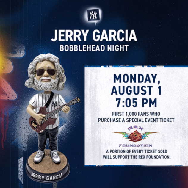 Jerry Garcia Yankees Bobblehead