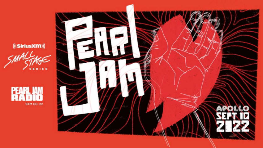 Pearl Jam Apollo 2022 SiriusXM Pandora