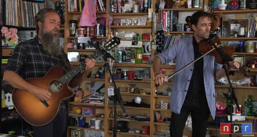Andrew Bird Iron Wine Tiny Desk Concert Video