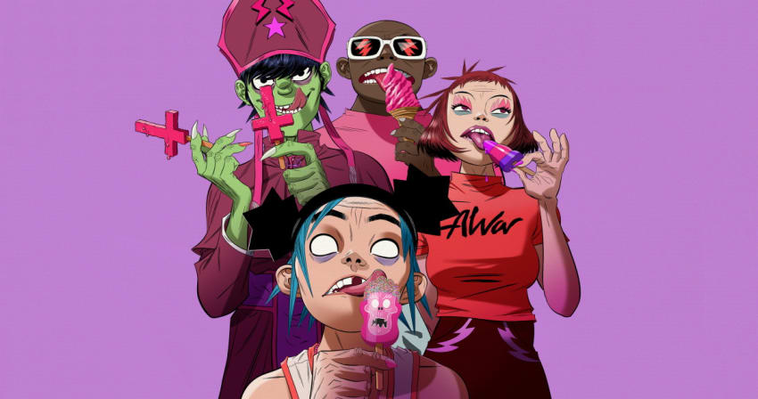 Gorillaz Cracker Island Press 2022