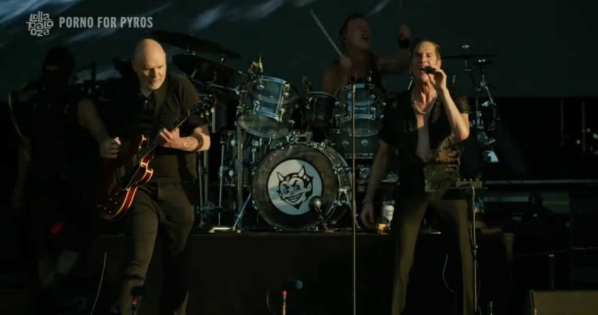 Porno For Pyros Billy Corgan Lollapalooza Setlist Video