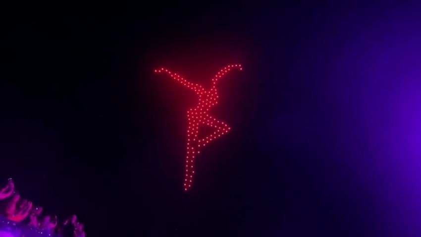 Dave Matthews Band Gorge N3 Drone Show  #34 and So Right 9/4/22