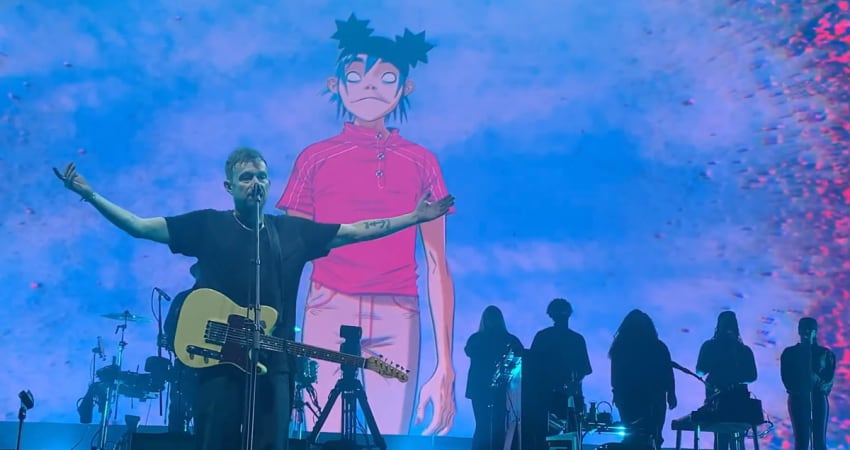 Gorillaz Skinny Ape Debut
