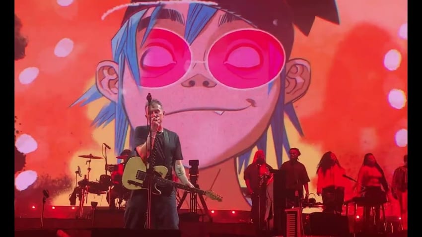 Gorillaz - Skinny Ape (New Song) – Live in San Francisco