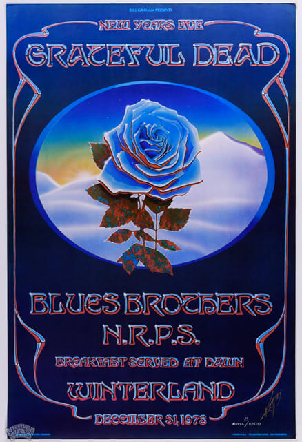 Real Blue Rose