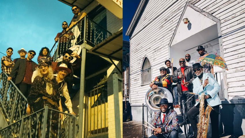 Squirrel Nut Zippers and Dirty Dozen Brass Band