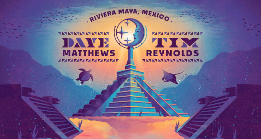 Dave Matthews Tim Reynolds Riviera Maya Mexico 2023 Logo