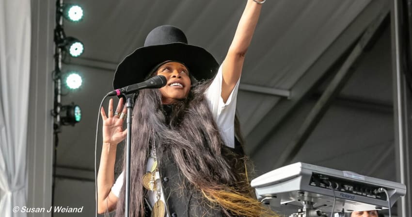 Erykah Badu JazzFest 2022 Weiand