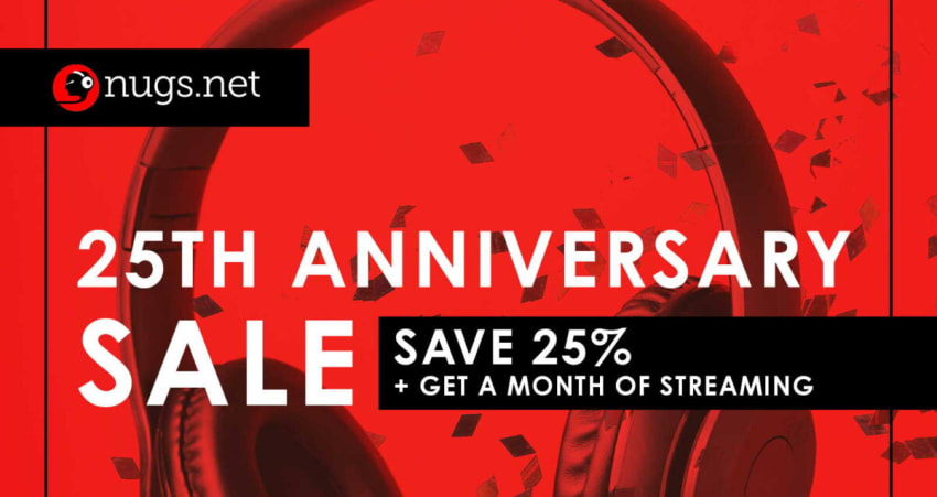 nugsnet 25th anniversary sale