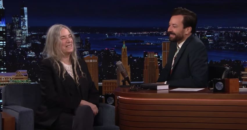 PAtti Smith Fallon