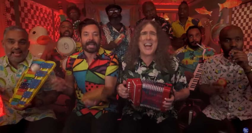 Weird Al Yankovic Jimmy Fallon The Roots Classroom Instruments