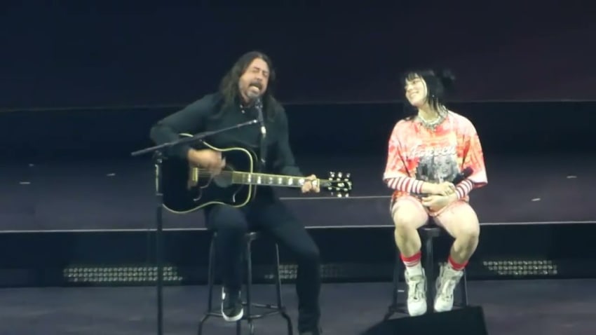 Billie Eilish (w/ Dave Grohl) - Hero (KIA Forum Los Angeles CA 12/15/2022)
