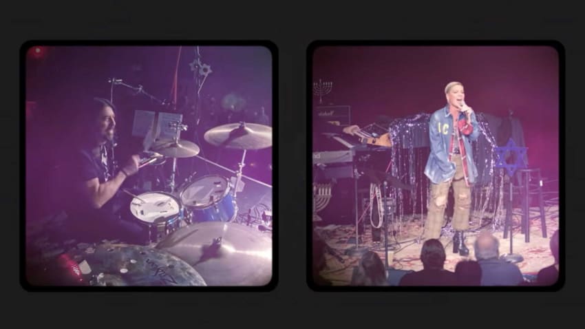 Watch Dave Grohl, Greg Kurstin & P!nk Perform Bat Mitzvah Staple ‘Get The Party Started’