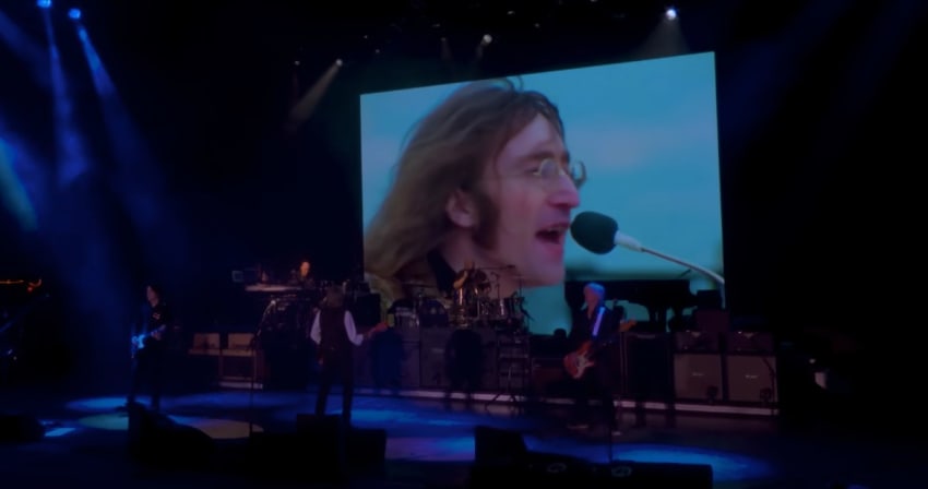 Paul McCartney John Lennon Feeling Glastonbury