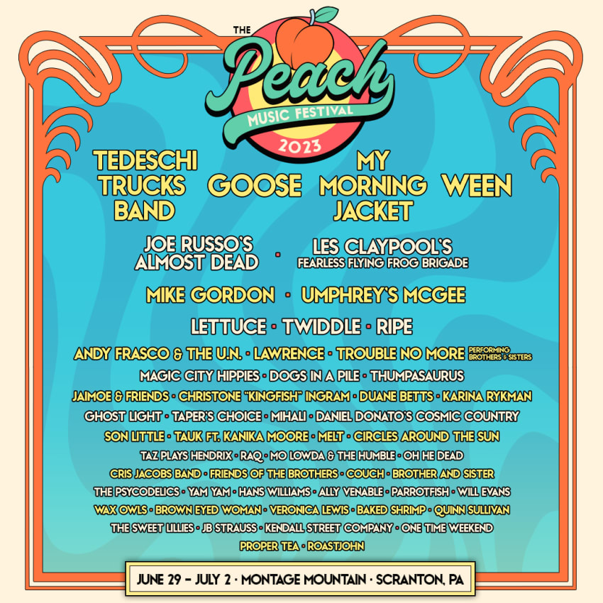 Contest The Peach Music Festival 2023