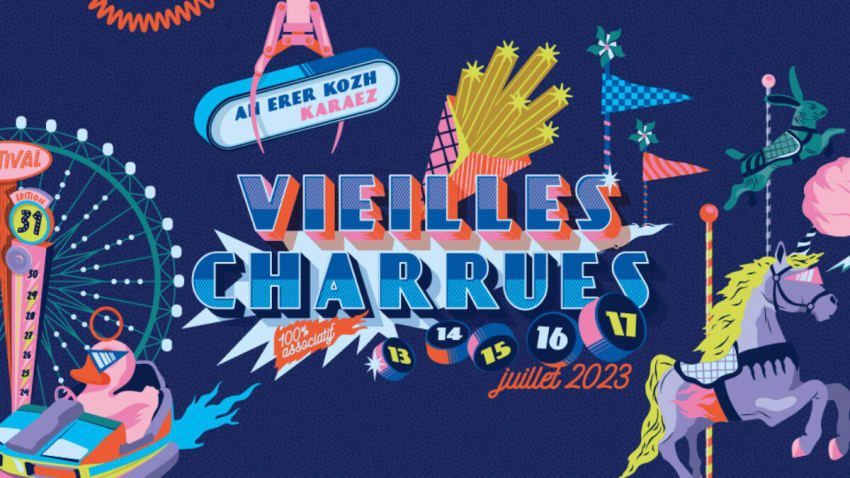 Les Vieilles Charrues 2023 Lineup - Jul 13 - 17, 2023