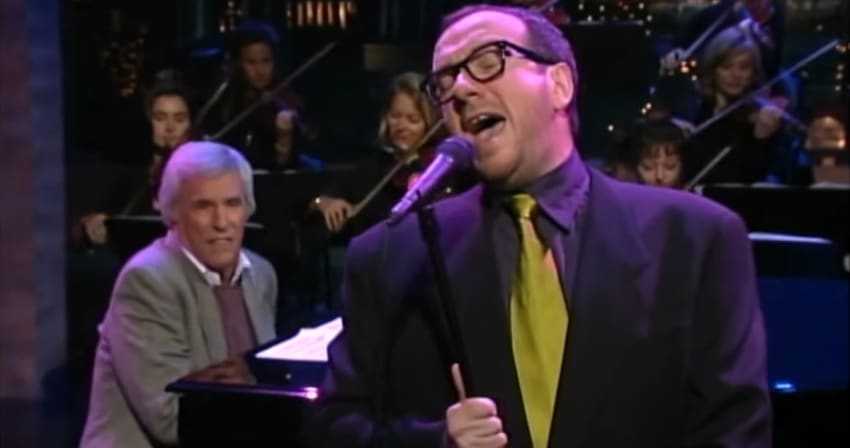 Burt Bacharach Elvis Costello Letterman
