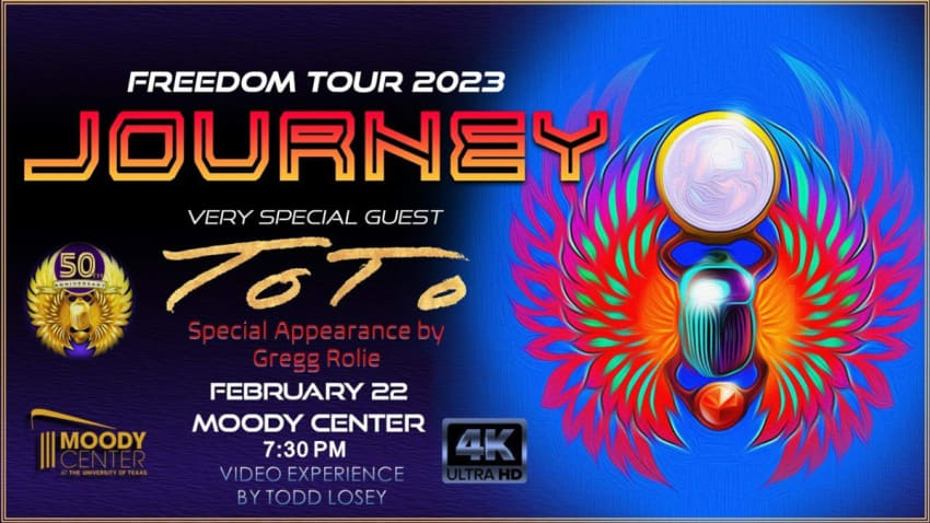 Journey - "Of A Lifetime" (Feat Gregg Rolie) {4K} (Live) Austin, TX - Moody Center {HDR Color}