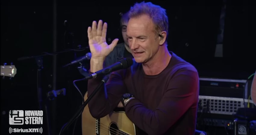 Sting Howard Stern 2016