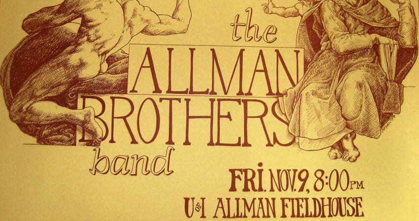 Allman Brothers Band Duane Field House Iowa