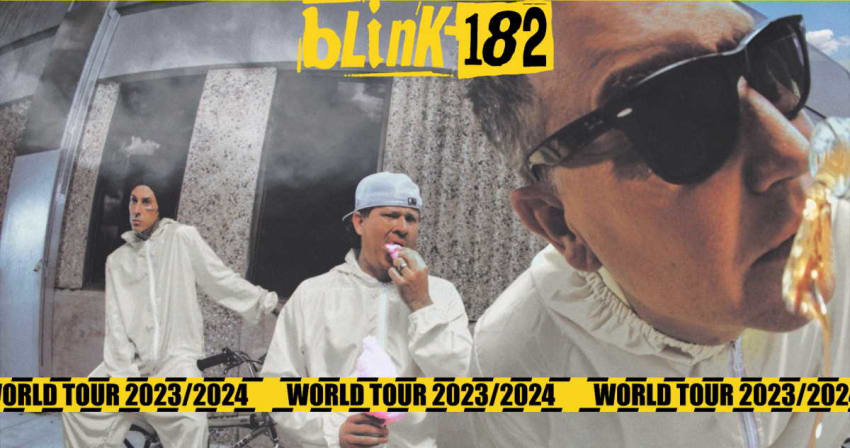 Blink 182 2023 2024 Tour Graphic