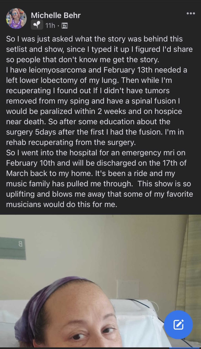 Michelle Behr Story