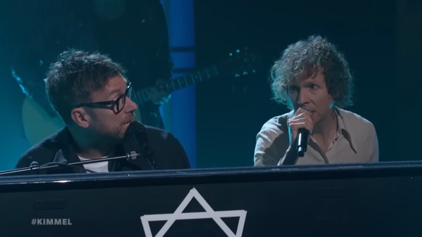 Gorillaz Enlists Beck For Brassy ‘Possession Island’ Performance On 'Kimmel'