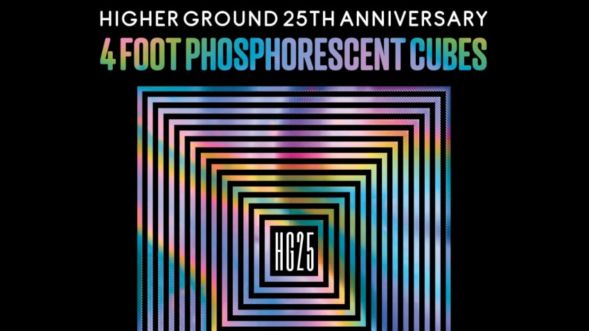 4 Foot Phosphorescent Cubes