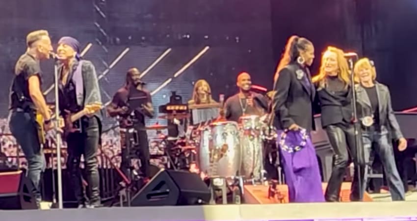 Bruce Springsteen Michelle Obama Screenshot