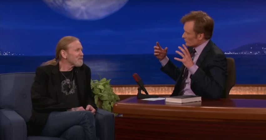 Gregg Allman Conan O'Brien 2012