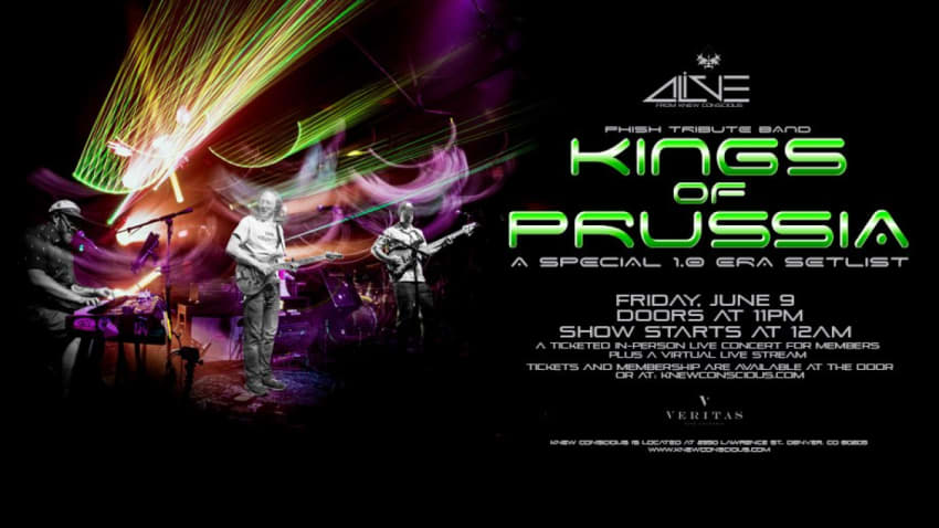 KINGS OF PRUSSIA - A Tribute to Phish (A Special 1.0 Era Set List)