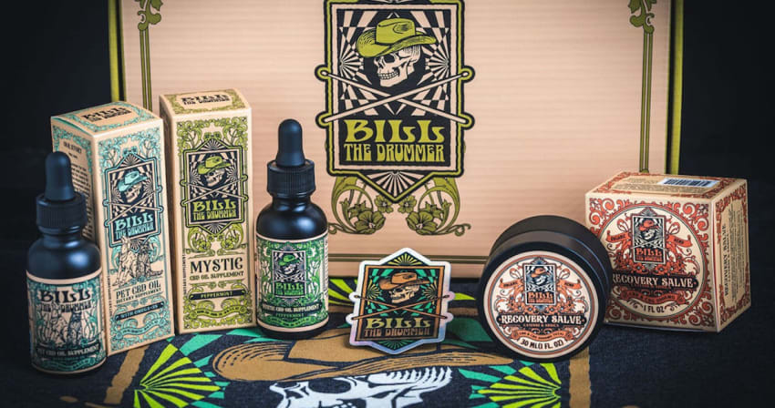 Bill the drummer CBD line