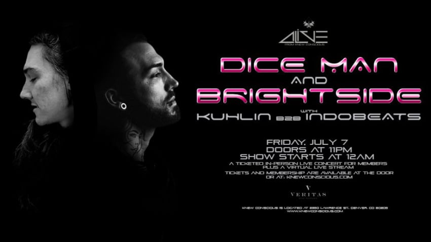 DICE MAN & BRIGHTSIDE w/ Kuhlin b2b Indobeats