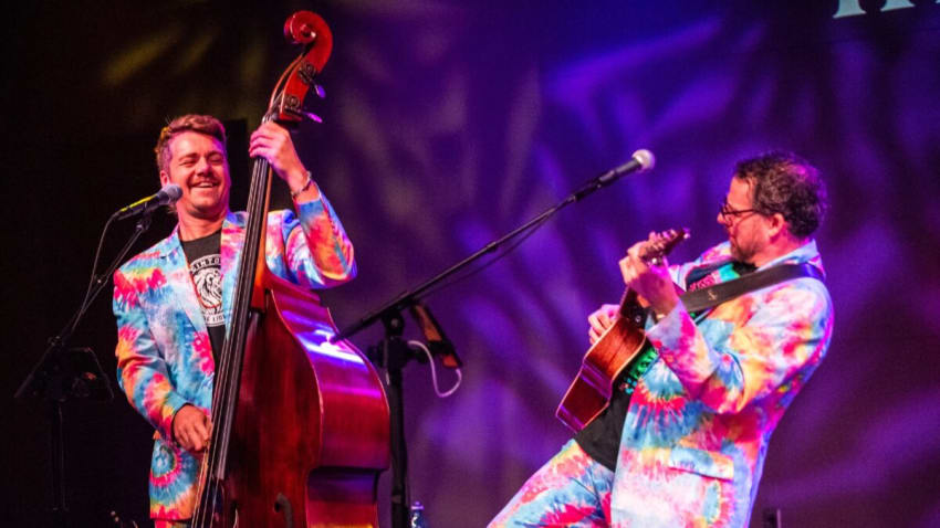 Stream The Infamous Stringdusters’ Andy Falco & Travis Book’s Stripped-Down ‘New Speedway Boogie’ Cover