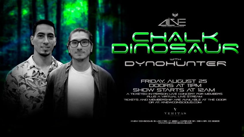 CHALK DINOSAUR w/ Dynohunter