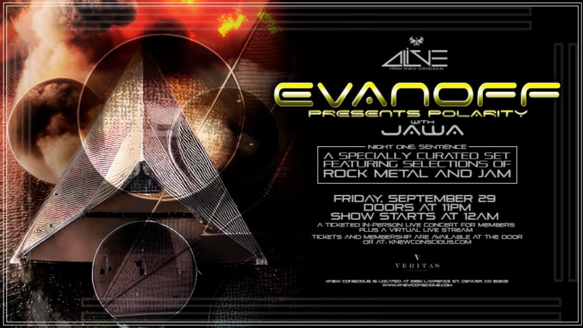 Evanoff Presents POLARITY N1 - SENTIENCE selection of Rock/Metal/Jam