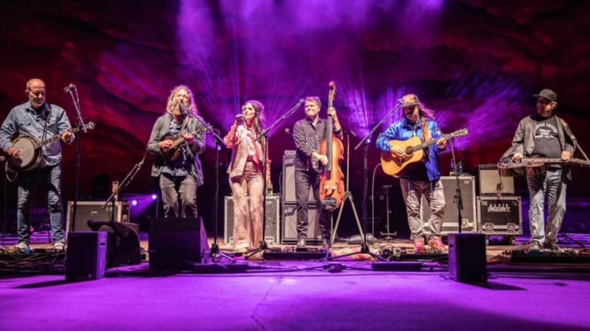 Watch Greensky Bluegrass & Sierra Ferrell Cover Zach Bryan At Red Rocks