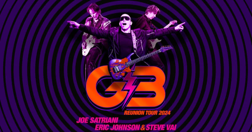 Joe Satriani Steve Vai Eric Johnson G3 Reunion Tour 2024