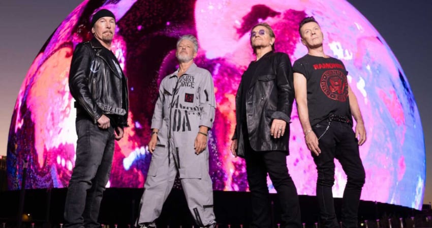 U2 Atomic City Press September 2023 Jones