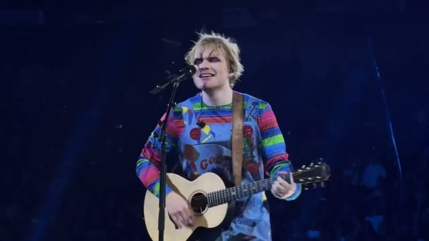 Mr. Brightside and Castle on the Hill - Ed Sheeran with Brandon Flowers Live at Allegiant Stadium