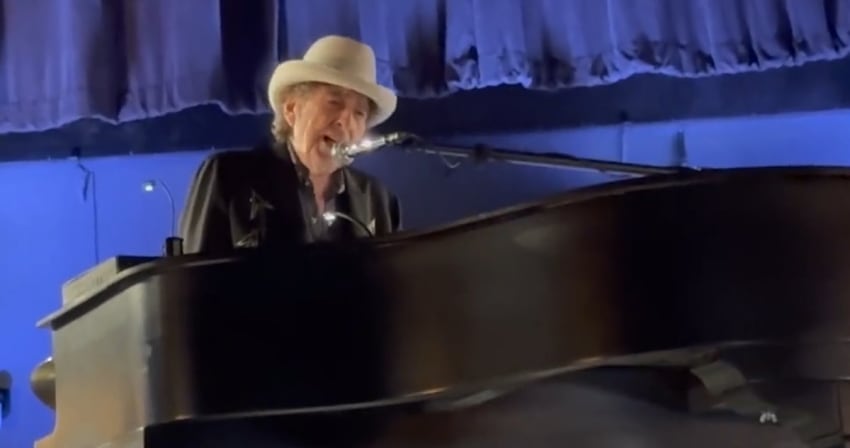 Bob Dylan October 2023 Screen