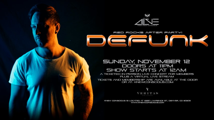 DEFUNK – Red Rocks After Party! w/ Special Guests TBA