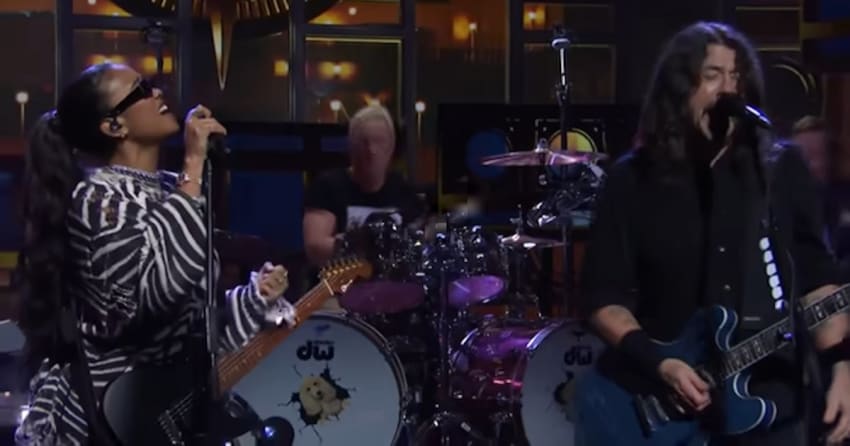 Foo Fighters Her Saturday Night Live Screen