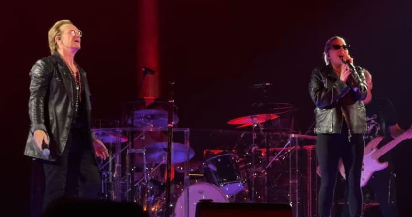 U2 Lady Gaga Screen