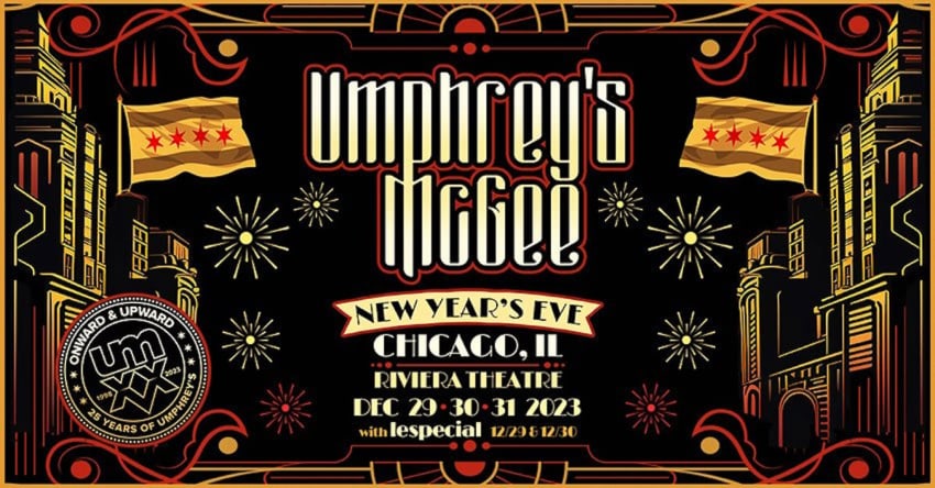Umphreys McGee New Years Eve Run 2023 Admat