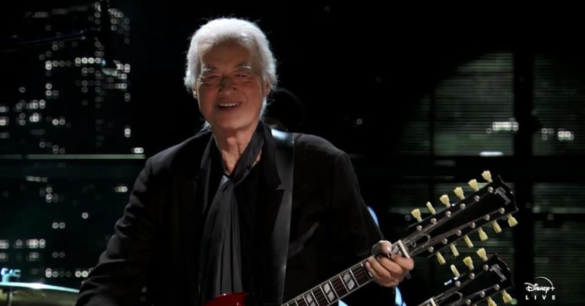 Jimmy Page Rock Hall Link Wray Screen