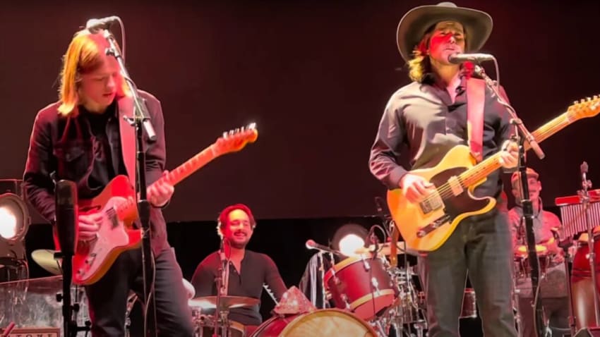 Watch Lukas Nelson & Toby Lee Cover A Bluesy Willie Nelson Classic In Boston