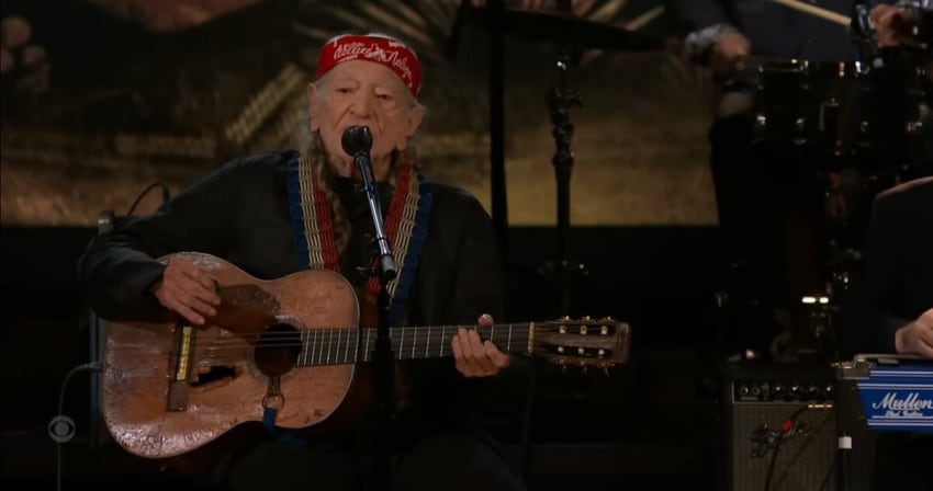 Willie Nelson Colbert Screen