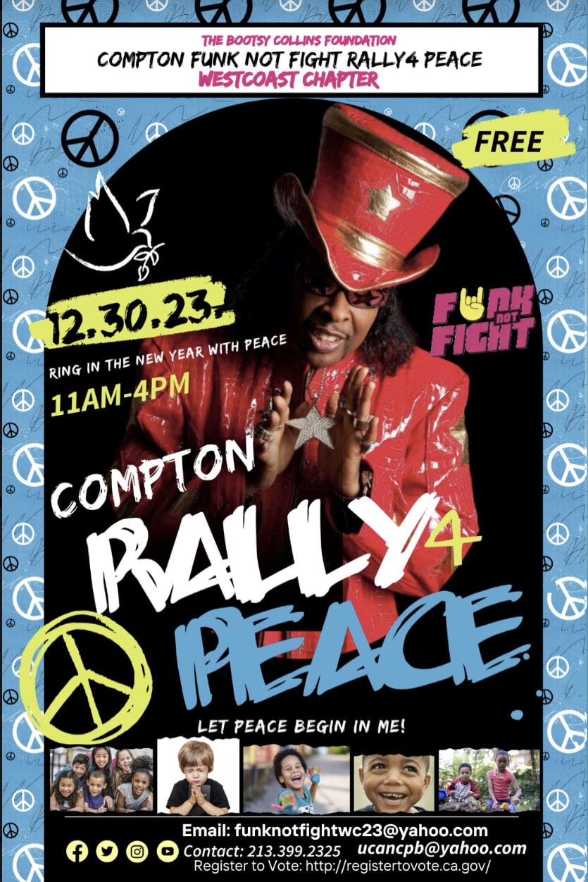 Bootsy Funk Not Fight Rally